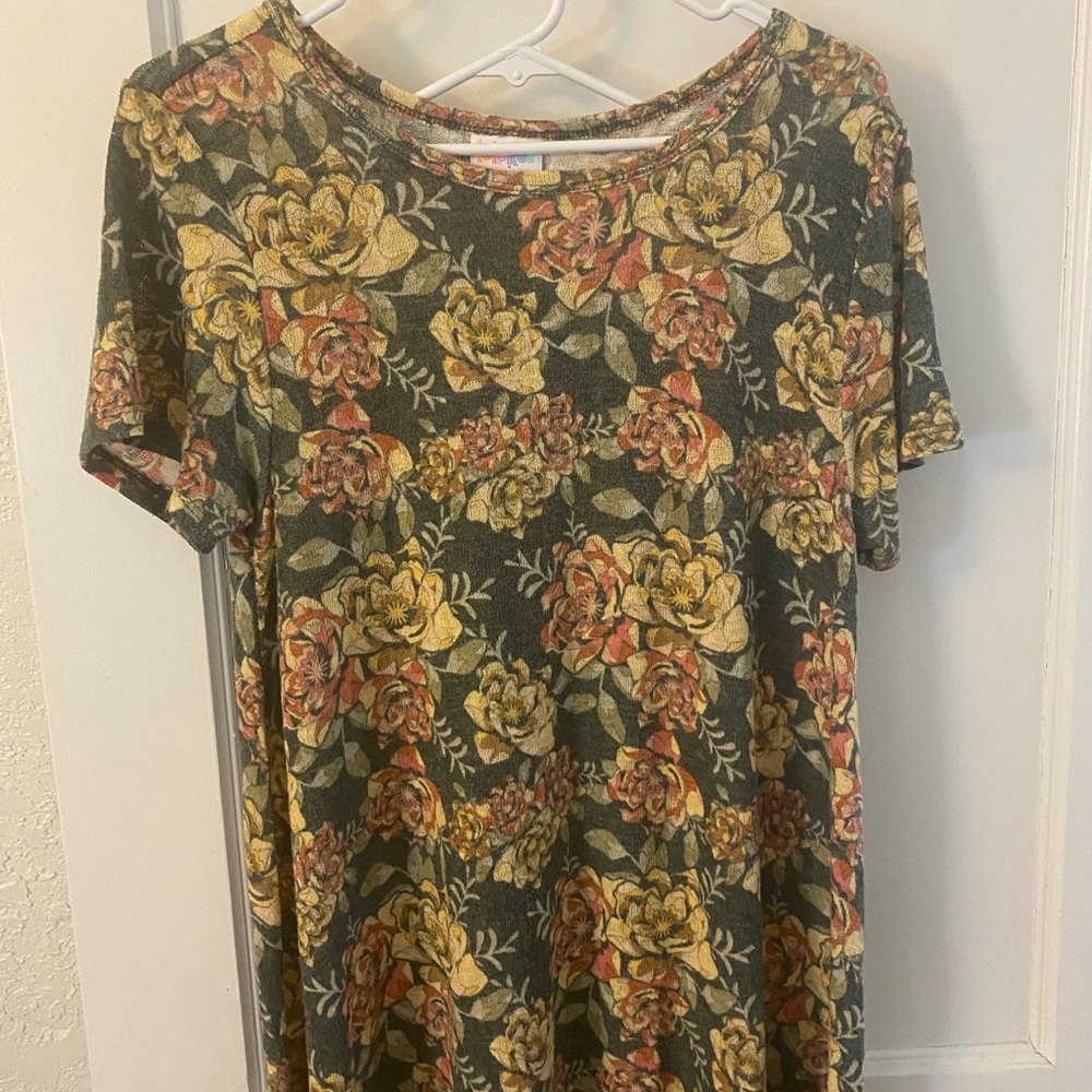 A line swing tee shirt dress